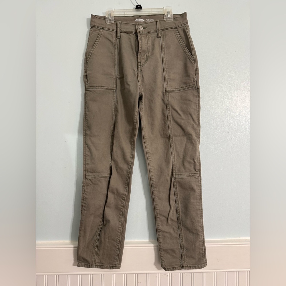 Green Old Navy Utility Jeans